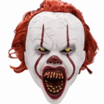 القناع المرعب من IT (الفيلم "It") يحدث حفلة عطلة الهالوين قناع المسرح بنفس أنماط فارس الظلام
