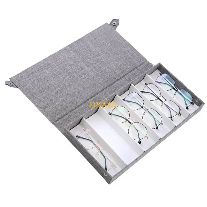 

DXAA Men Women Sunglasses Organizers Box Glasses Display Tray Eyewear Storage Case