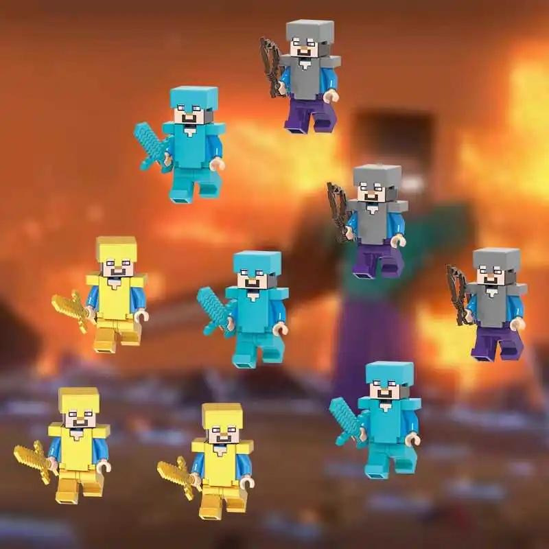 شخصيات لعبة وورلد أوف ووركرافت 2024 الجديدة، قرية مزعجة تصدر أصواتًا، حارس يتفاعل معه الأصوات، ألعاب جيش للأطفال