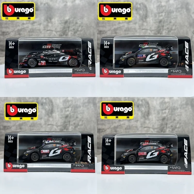 

Bburago 1:43 Toyota Gr Yaris Rally 1 Hybrid 17# 33# 69# Alloy Car Model Diecast Vehicles Diecast Pull Back Cars Model Toy Gift