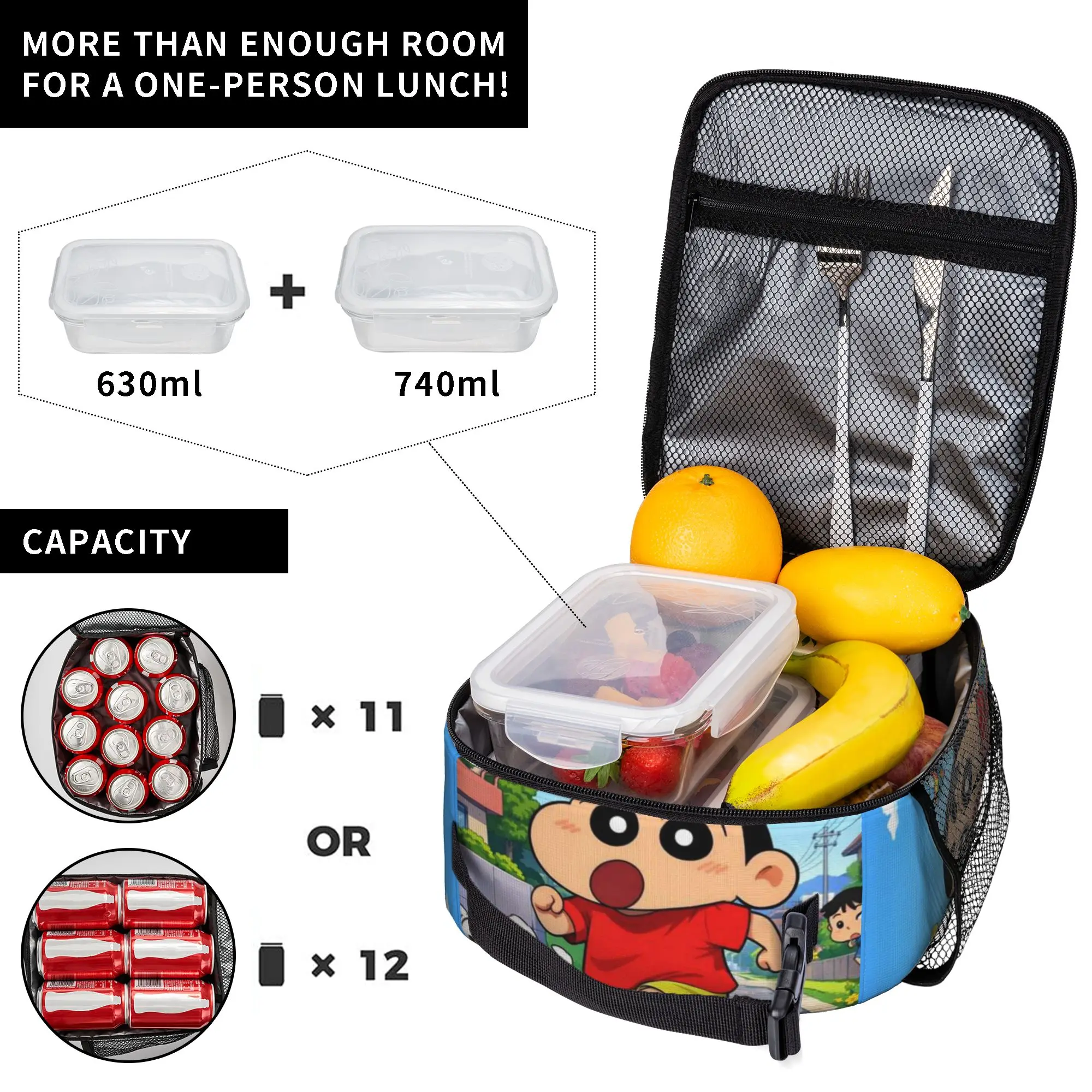 Bolsa de comida de Crayon Shin - Food Snacks For School reseña y precio