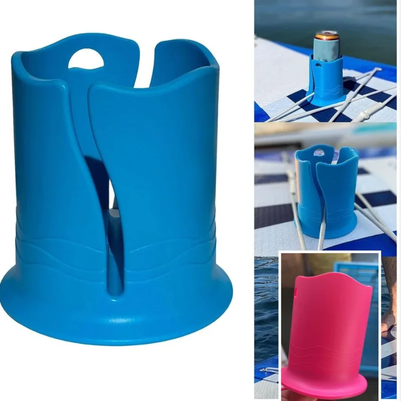 Kayak Drink Holder Surfboard Bottle Cup Holder Rope Tied Drink Holder Multifunctional Outdoor Water Bottle Holder Kayaking Tool