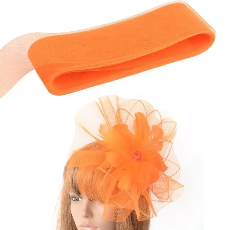 39bb Tulle Gainze Belt for Elegant Fascinator Hat Styling and Clothing Accessories