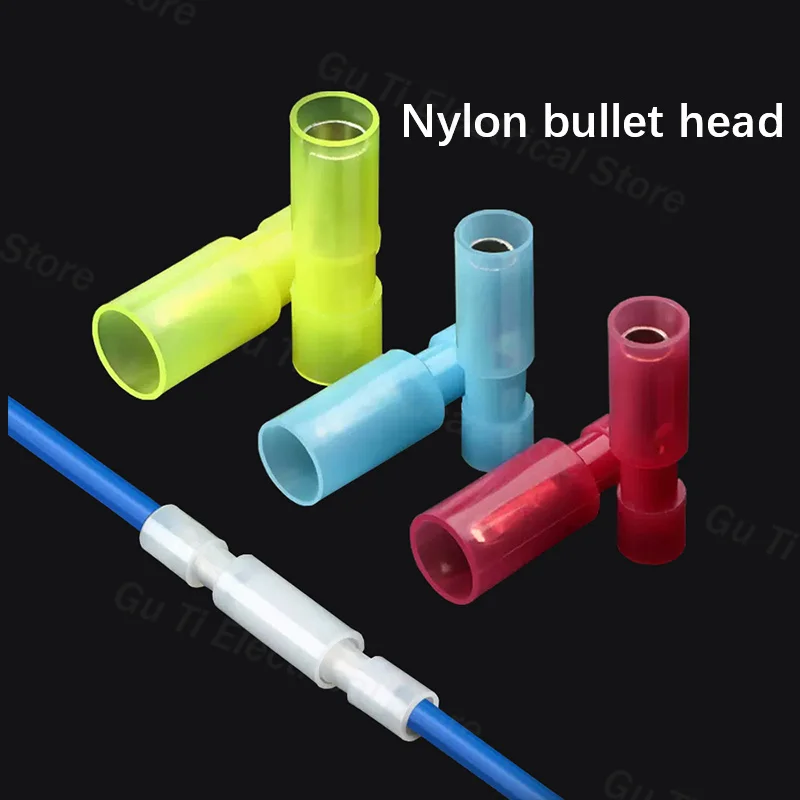 

MPFNY FRFNY Type Wire Terminal Female Male Quick Joint Wire electrical Cable Connector Nylon Insulated Bullet Plug Cable Crimp