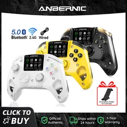 Anbernic RG G01 Gamepad Handle Wireless Game Controller With 2.5D IPS Hall Rocker For PC/Steam/Linux/Switch/Switch2/Android/IOS