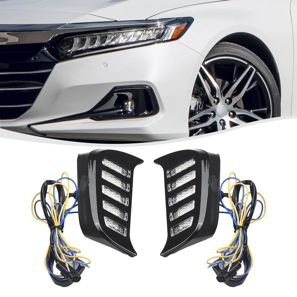 Brighten Your Way with For Accord 11th 2023 2024 LED Fog Lights Installation and Optimal Performance Brighten Your