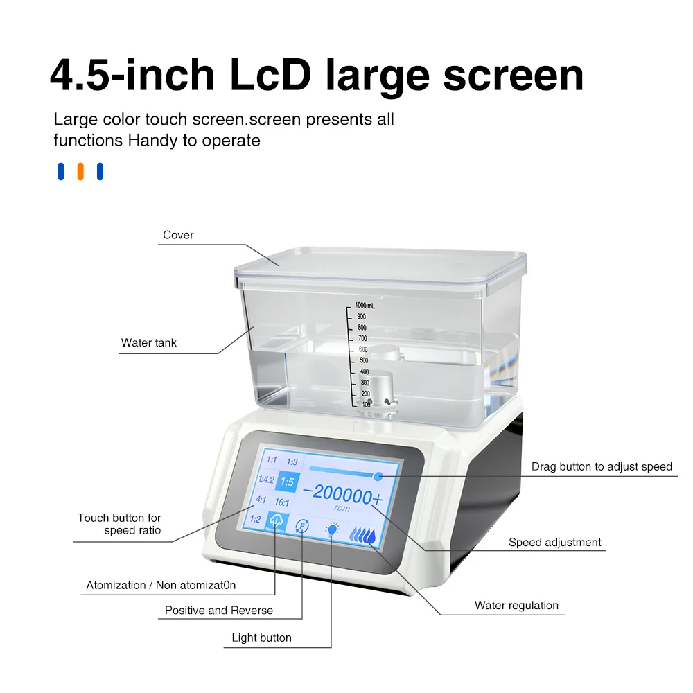 Dental Electric Brushless Surgery Motor System Own Water Supply System Non connected dental chair can be used independently