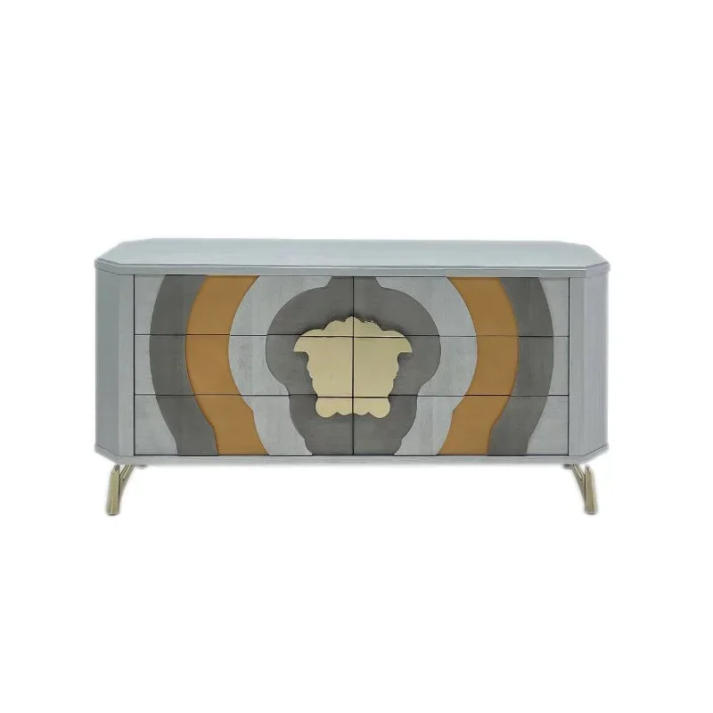 Villa designer decorated foyer cabinet