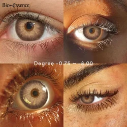 Bio-essence 1 Pair Colored Contact Lenses for Eyes Natural Look Brown Lenses Blue Lenses Gray Eye Contact Fashion Lenses