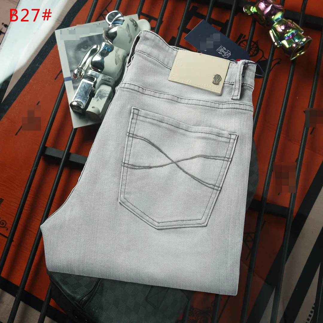 

2024 DIKU JING Men'sHigh-end brand business men's jeans fashionable and versatile non-iron anti-wrinkle men's trousers 29-40