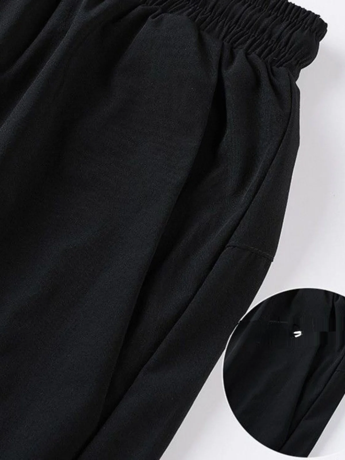 

Спортивные спортивные штаны Ice Silk Slim Fit, мужские спортивные штаны Qui Dry Summer для бега, универсальные тонкие корейские спортивные штаны большого размера