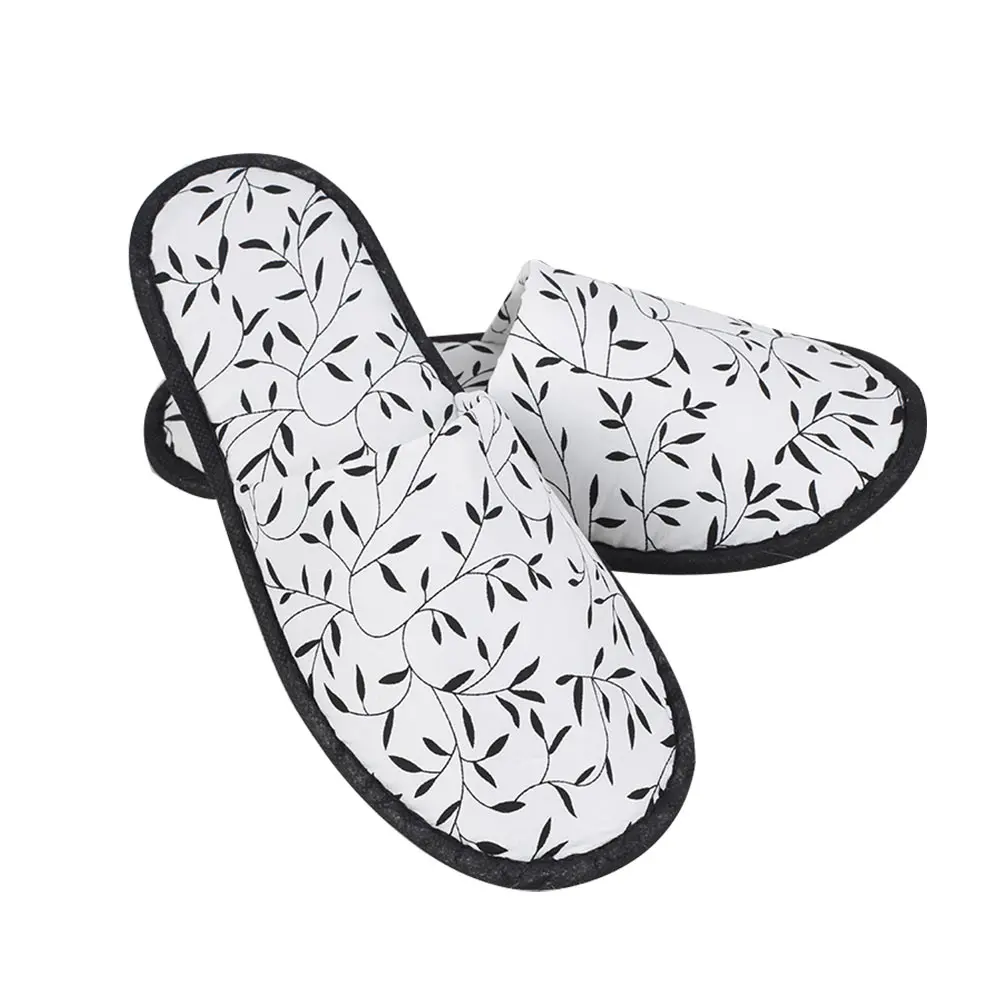 

5 Pairs Anti-slip Slippers Sanitary Household Comfortable Hotel Cloth Breathable Trip Non-slip Folding Portable Travel EVA
