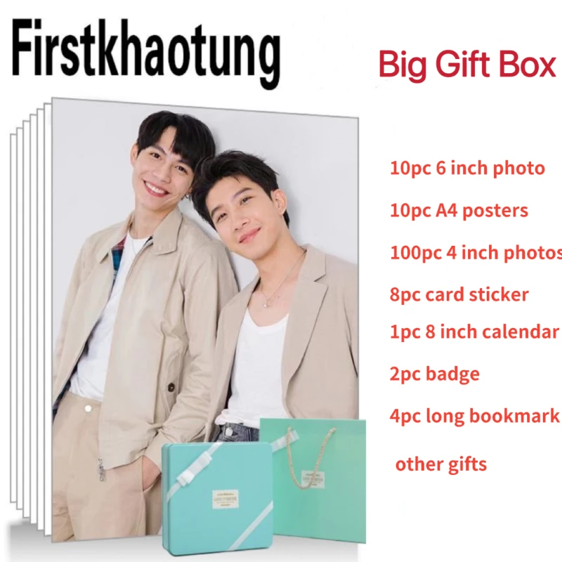 Firstkhaotung HD Poster+Calendar+Bookmark+Card Sticker+Badge+Card Stationary Set, Thai TV The  Eclipse Drama Stills Tin Box Gift