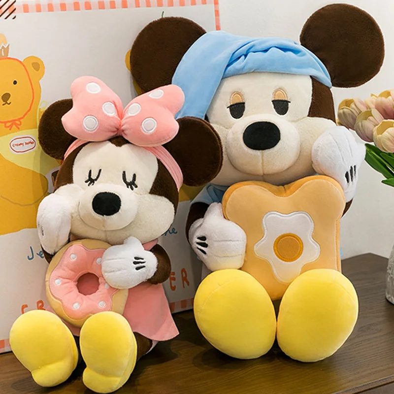 

46/60CM Cartoon Sweetheart Mickey Minnie Plush Toy Dessert Mickey Mouse Doll Pillow Stuffed Animal Gifts