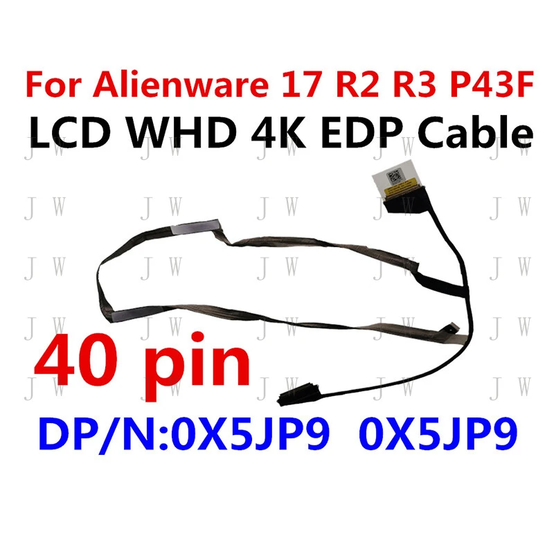 

Замена кабеля LCD для Dell ALIENWARE 17 R3 P43F 0X5JP9 X5JP9 DC02C00BQ00