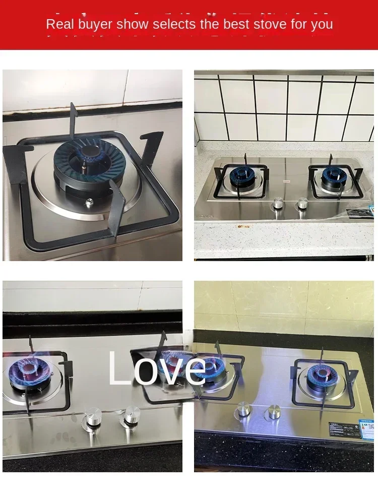 Konka 758 Embedded Double Burner Gas Stove Stainless Steel Household LPG & Natural Gas Cooker