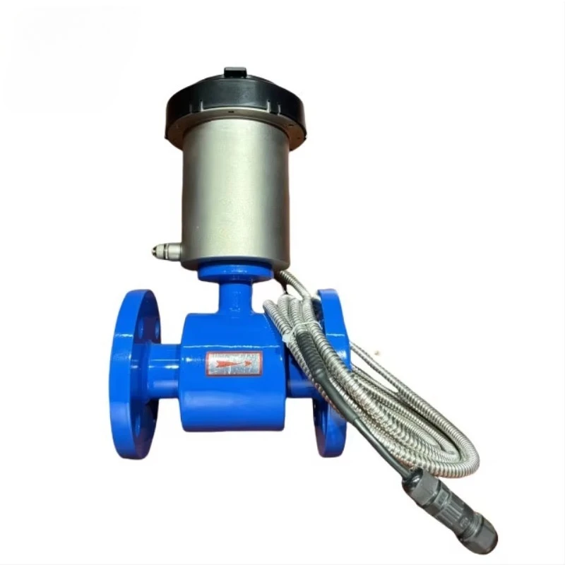 

Электромагнитный расходомер из нержавеющей стали, питание от батареи, контроль жидкости OEM, настраиваемый для измерения магнитного расхода воды