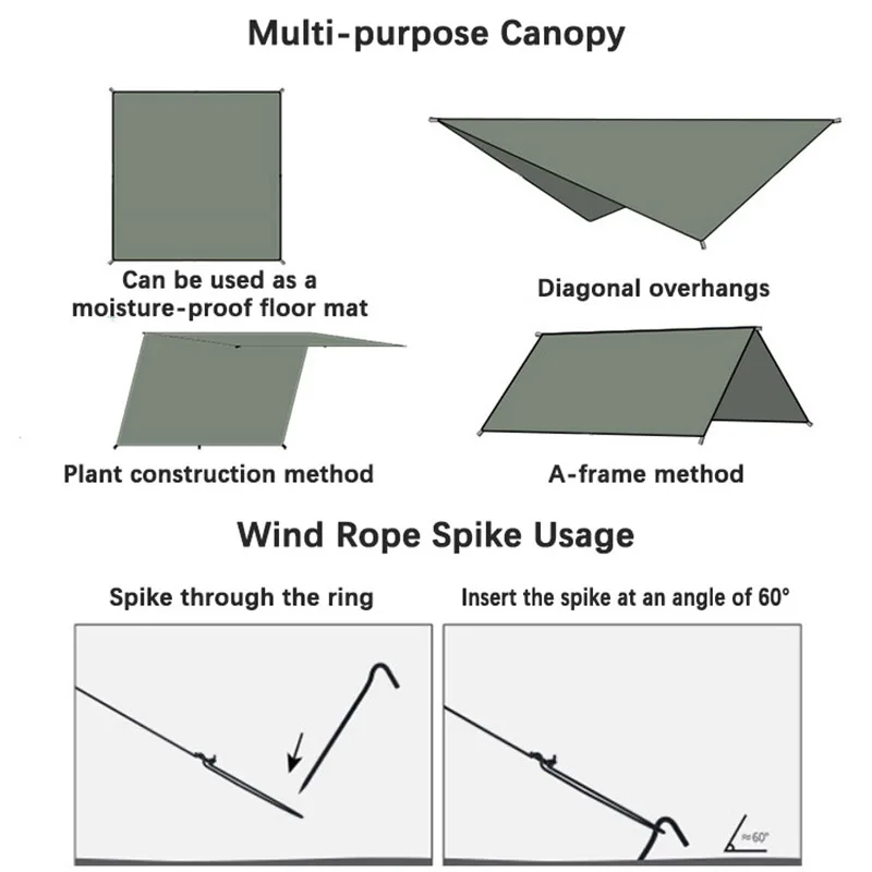 Camping Supplies Table Bed Outdoor Canopy Sun Shelter Hiking Awning Tourist Tent Beach Shade Parasols Patio Garden Furniture