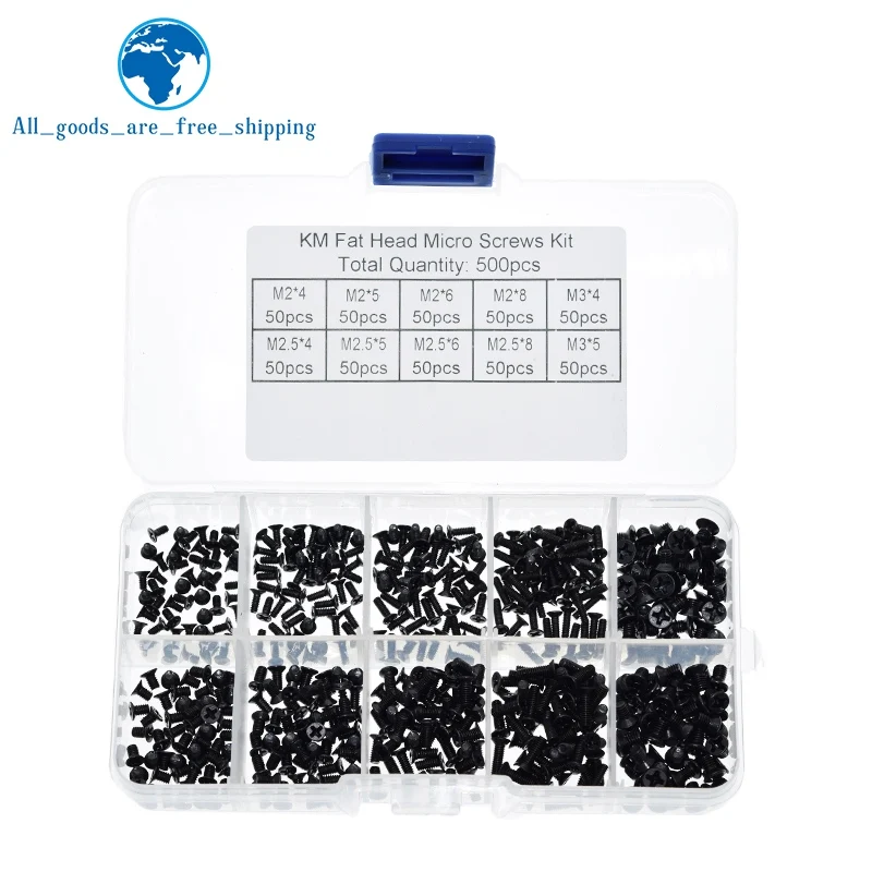 500Pcs M2 M2.5 M3 K…