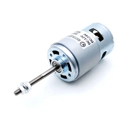 Lawn Mower 775 DC motor 6V 12V 6000RPM 24V 12000RPM Double-bearing screw thread 50MM long shaft motor