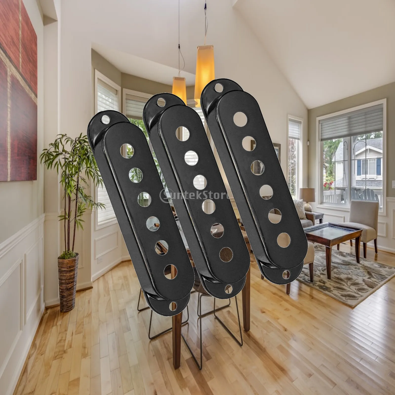Premium Plastic Humbucker Pickup Cover Set for Electric Guitar SSS Single Coil for Fender ST SQ Parts