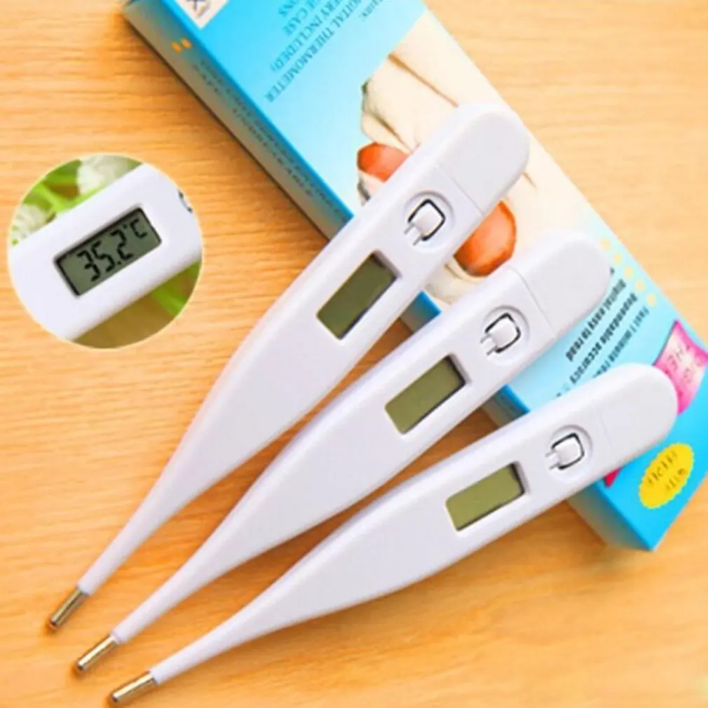 Thermometer LCD Digital Display High-Precision Measurement Fever Safety Smart Heat Detector Mini Electronic Thermometer