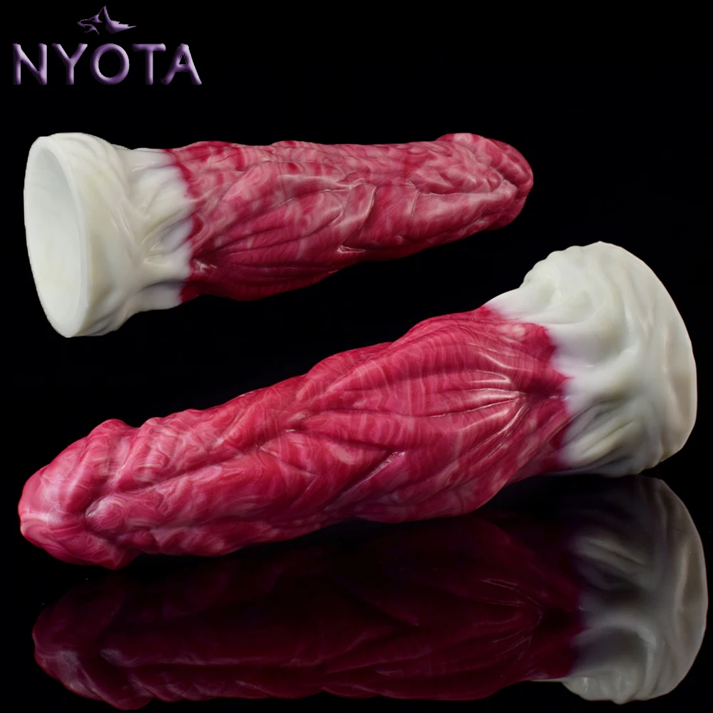 

NYOTA Silicone Monster Dildo Realistic Muscle Fiber Penis Butt Plug Sex Toy For Women Men Anal Dilator Dildos Female Masturbator