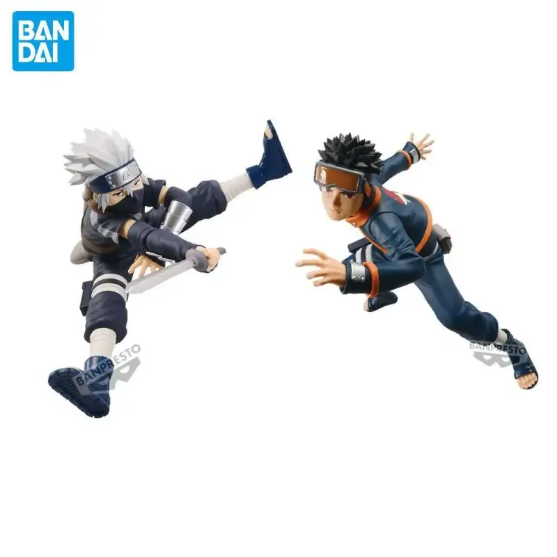오리지널 브랜드 뉴 반다이 반프레스토 나루토 질풍전 진동의 별 우치하 오비토 하타케 카카시 애니메이션 액션 피규어 모델