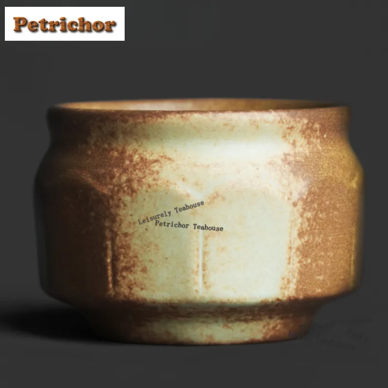 

Чайная чашка 100 мл с глазурью Фамбе Зум Желтый, в старинном стиле, для дегустации чая, индивидуальная чашка, мастер-чашка Цзяньчжань, для кафе, подарок