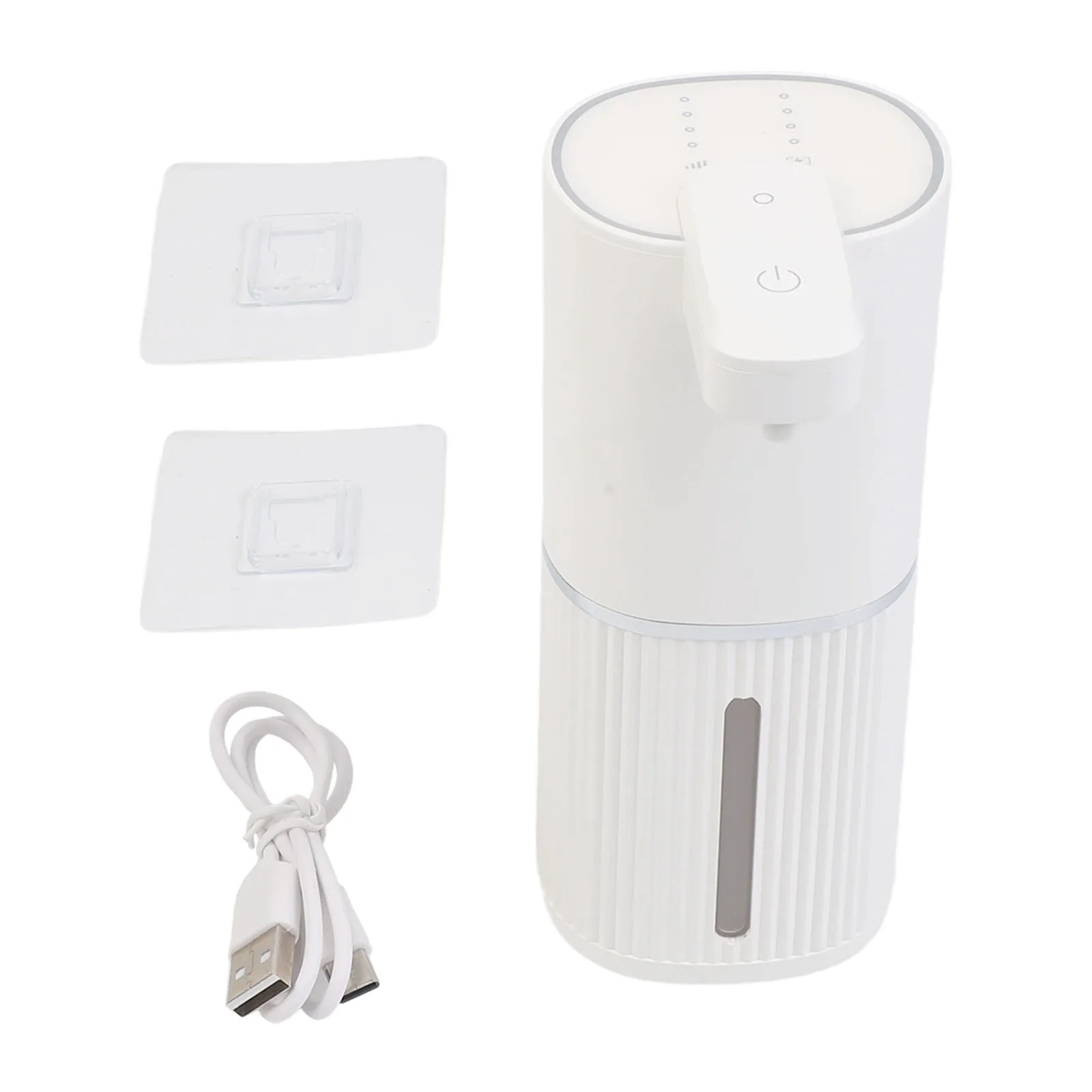 

Водонепроницаемый автоматический дозатор для мыла с регулируемым уровнем пены и геля, компактный дизайн для кухни и ванной, емкость 380 мл