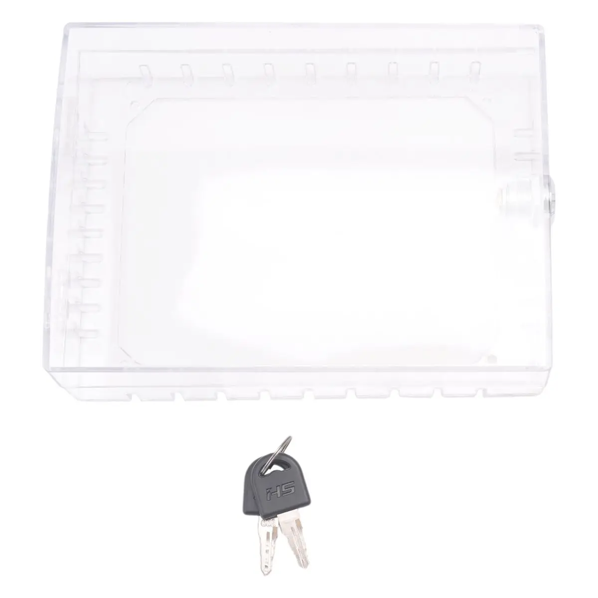 【POPULAR PICK】Large Thermostat Lock Box Cover with Key for , Clear Thermostat Cover Fits Thermostats 5H X 6inch W or Smaller