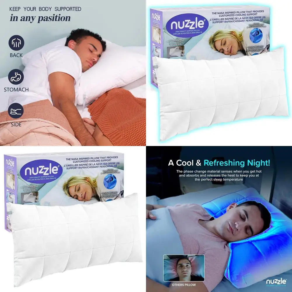 

Luxury Adjustable Height Pillow for Side Sleepers - King Size Bed Support