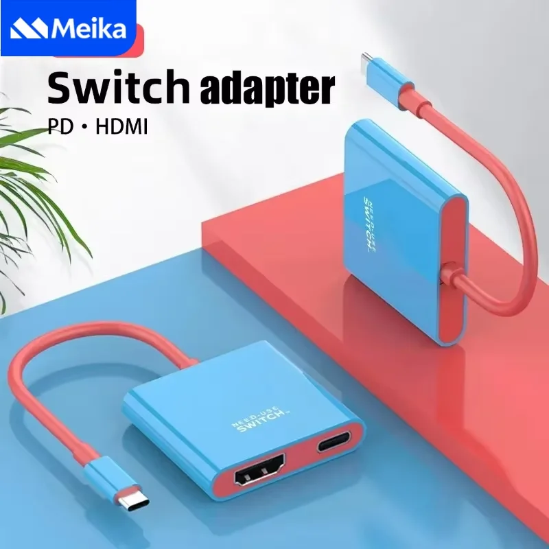 

Портативная док-станция для консоли Switch с разъемом TYPE-C и HDMI, идеально подходит для путешествий и игр