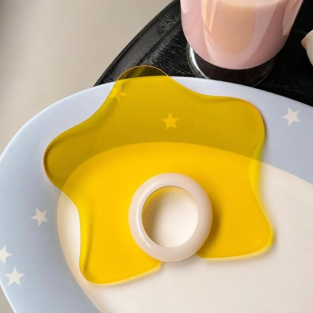 Star Shape Nail Lamp Light Shield Anti-Blue-Light Handheld Light-Blocking Baffle Acrylic Nail Salon Light Shield Nail Art Use