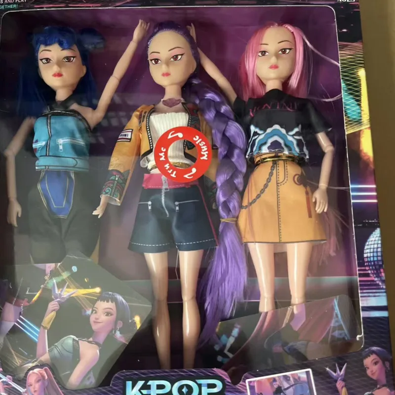 ตุ๊กตา Kpop Devil Hunters ร้องเพลงได้ อนิเมะ รูมิ มิรา โซอี้ ฟิกเกอร์แอคชั่น มีเพลง ของตกแต่ง ของเล่นเด็ก ของขวัญวันเกิด วันคริสต์มาส