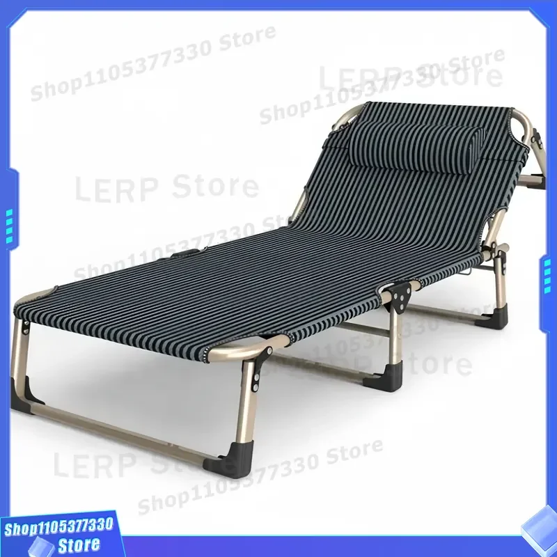 Portable Folding Beach Bed Lightweight Adjustable Recliner Modern Outdoor Camping Lounge Chair Leisure Furniture for Relaxing