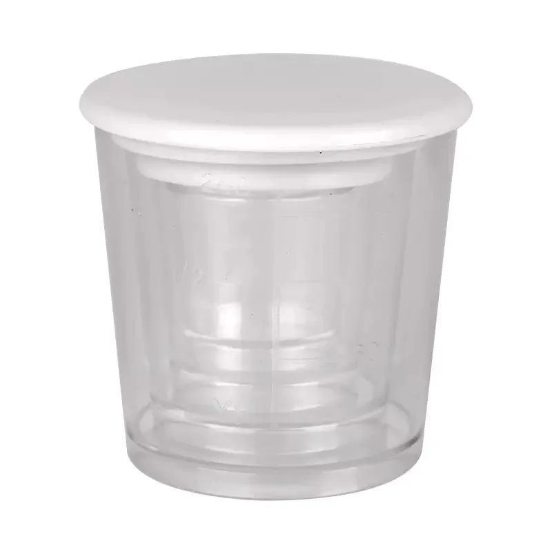 4pcs/set Leak Proof Salad Dressing Containers with Measuring Cup Lid for Fishing Bait Good