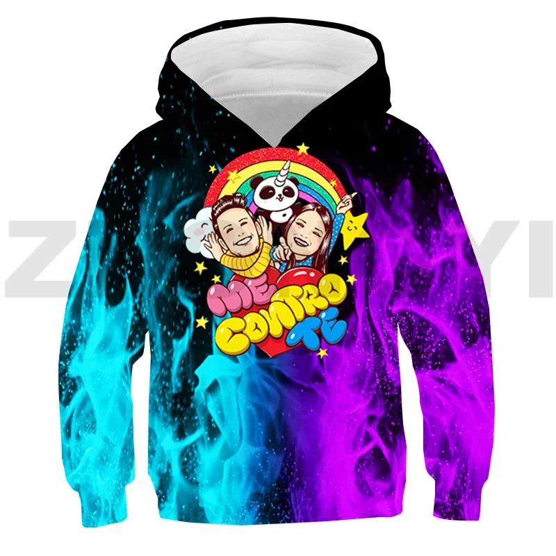 3D Printed Cartoon Pullovers para crianças, Cute Me Contro Te, Camisolas Anime, Hoodies Criança, Lounge Wear, Roupas Harajuku