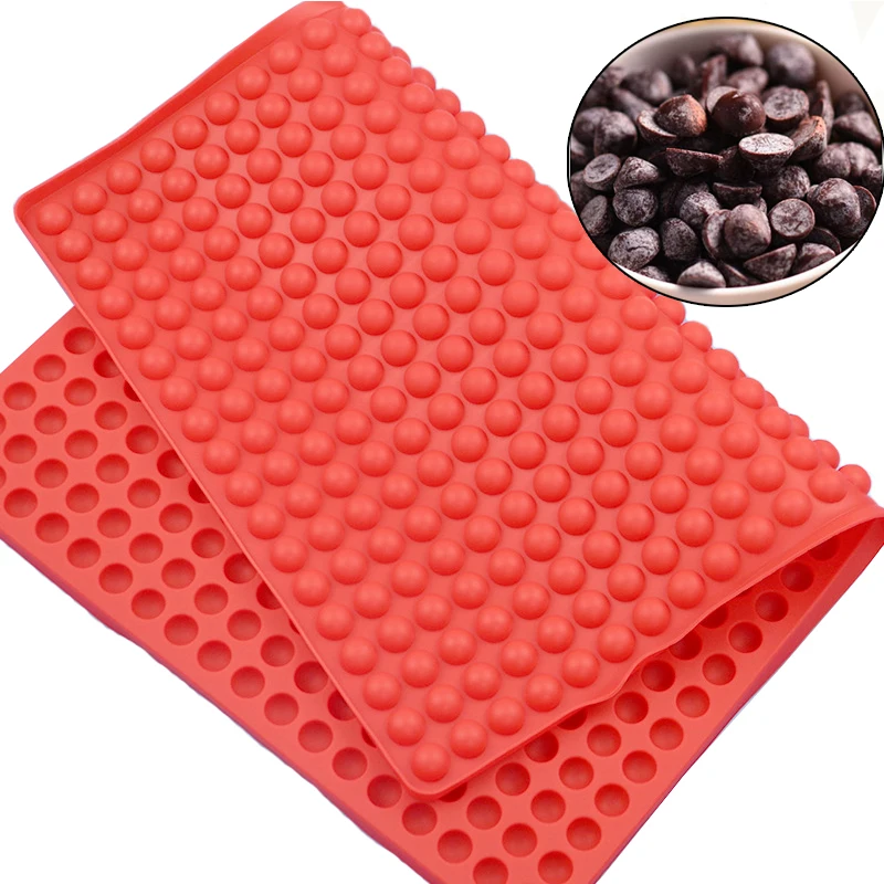 468/228 Cavity Mini Round Silicone Mold Chocolate Drops Mold Dog Treats Pan Candy Mold Ganache Jelly Baking Molds