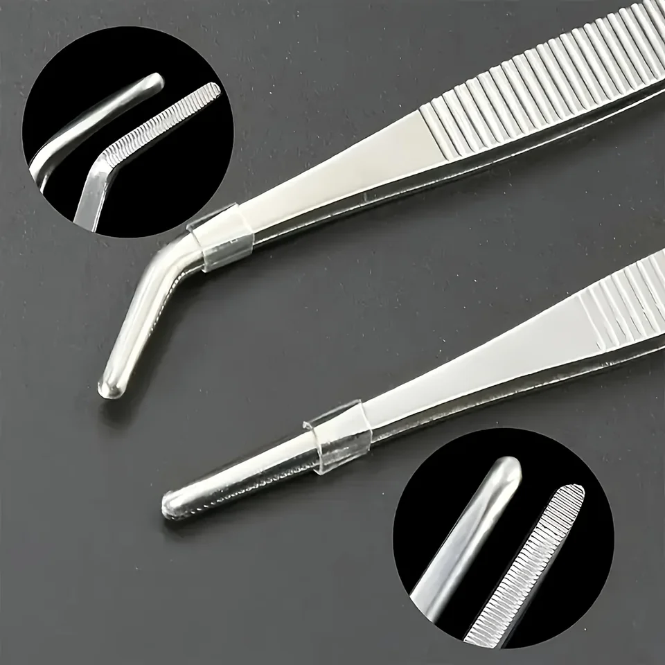 2pcs Professional Stainless Steel Kitchen Tweezers - Cooking Clamps For Electroplating, Seafood, Grilling, Precision Cooking, image 6