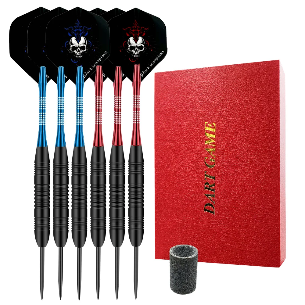 

23g Professional Darts Set Portable Needle Tipped Darts Accessories for Sports Events Drop-Resistant Design for Target Games