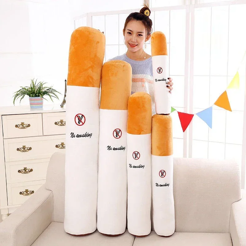 Nice Creative Cylindrical Sleeping Cushion Cigarette Cute Pillows Plush Toys