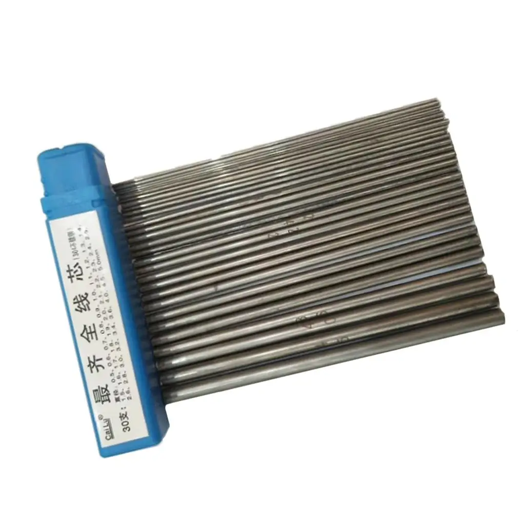 30 قطعة قضبان بأحجام مختلفة سلك صلب أساسي سلك دائري تشكيل قضيب صنع المجوهرات أداة الفولاذ المقاوم للصدأ