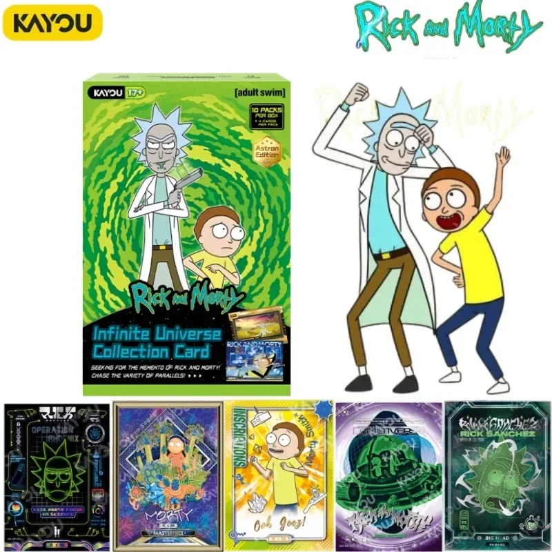 

Оригинальная коллекционная карта KAYOU «Рик и Морти: Бесконечная вселенная», набор «Звездный обсидиан», первая анимационная периферийная карта-игрушка, подарок