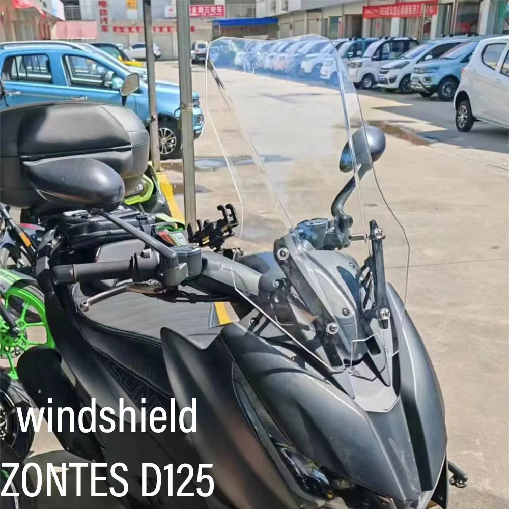 New Motorcycle Windshield Fit ZONTES D125 125D 125-D 125 D Wind Shield Protection For ZONTES D125 125D 125-D 125 D