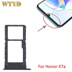 For Honor X7a SIM + SIM Micro SD Card Tray Card tray holder slot Adapter