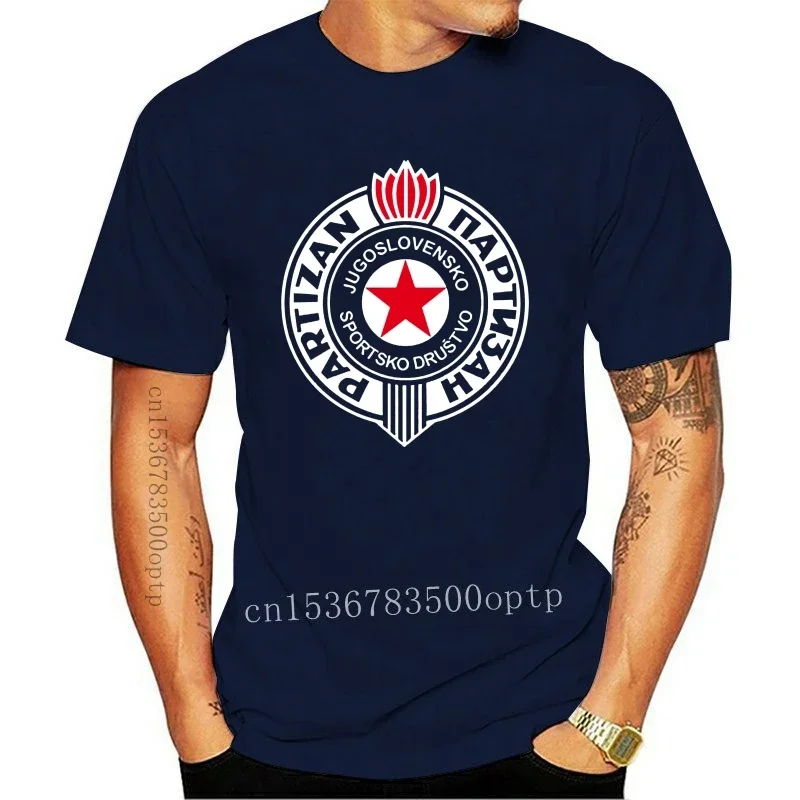 New PARTIZAN BELGRADE Mens  Womens Casual T Shirt Custom TShirt