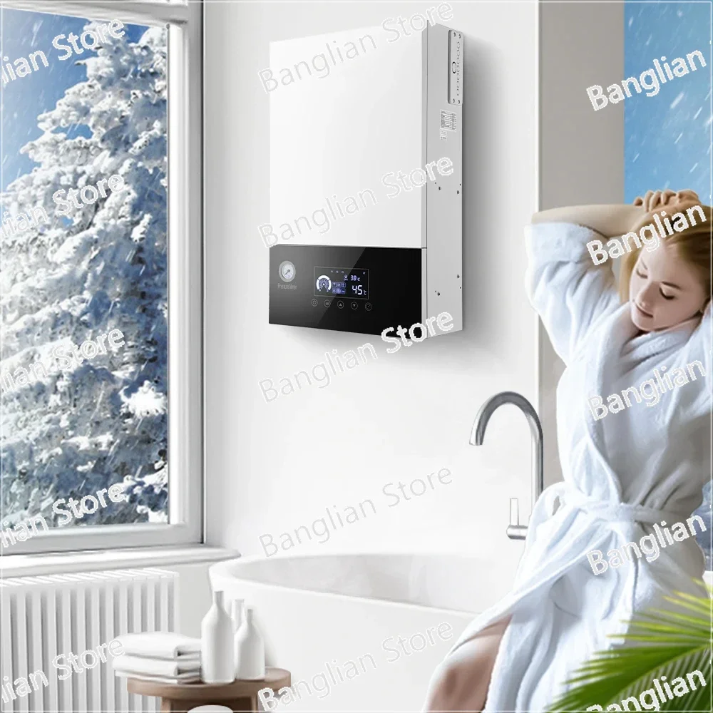 Electric Combi Boiler for Home Central Heating and Hot Water Wall Hung Electric Heating Boiler Heater Machine