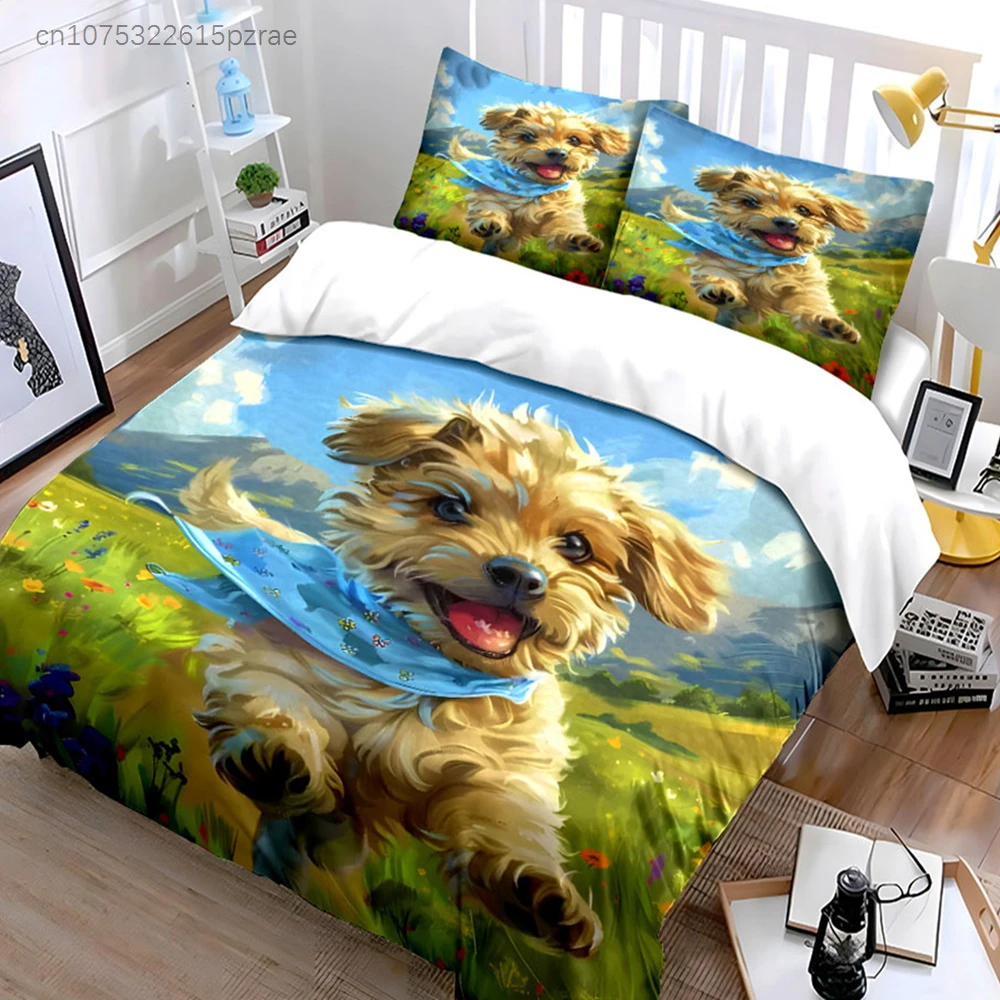 "Pet Outfit Set For Outdoors" Multiple Sizes kid's And adults' Bedroom Exquisite 3PC Bedding set, Gift