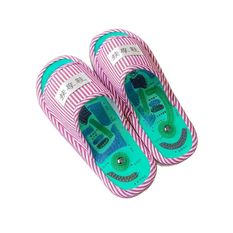 

Acupoint Massage Slippers - Breathable Summer House Shoes for Men&Women with Cool Arch Support, Indoor Footwear & Spa Relaxation